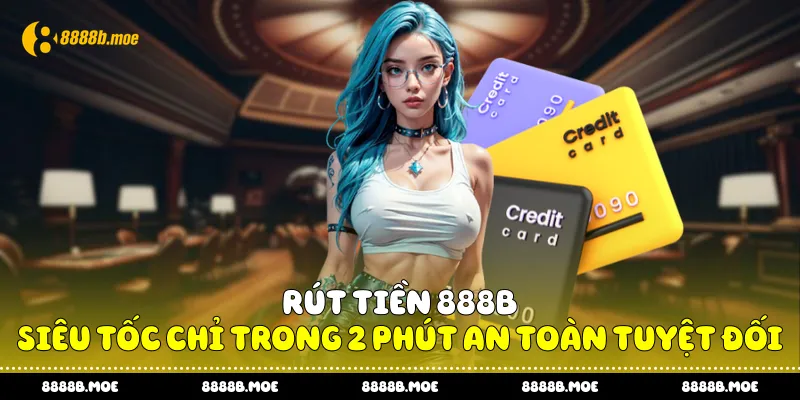 Rút tiền 888B siêu tốc chỉ trong 2 phút an toàn tuyệt đối